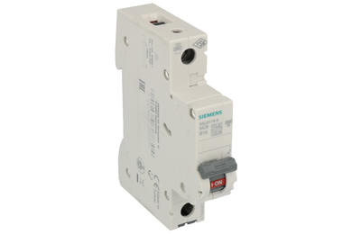 Over current breaker; modular; 5SL6116-6; 16A; 230V AC; 1 way; B; DIN rail mounted; screw; Siemens; RoHS