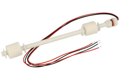 Sensor; double; reed with magnet; liquid level; CMW215; 0,05A; 60V; AC; with 0,4m cable