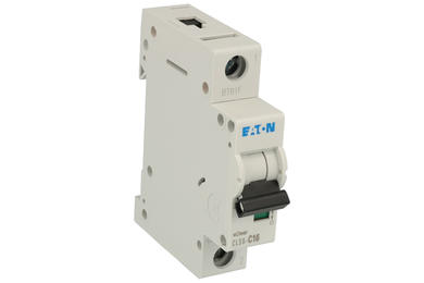 Over current breaker; modular; CLS6-C16-DP; 16A; 230V AC; 1 way; C; DIN rail mounted; screw; Eaton; RoHS