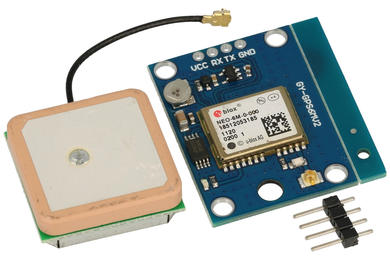 Extension module; GPS; GY-NEO6M V2; 3.3V÷5V DC; UART; pin strips; -40...+85°C