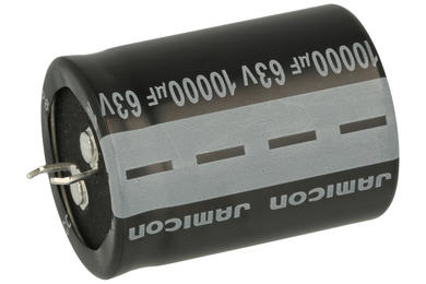 Capacitor; SNAP-IN; electrolytic; 10000uF; 63V; LS; TLS109M063S1A5S40L; 20%; diam.30x40mm; 10mm; through-hole (THT); bulk; -30...+85°C; 2000h; Jamicon; RoHS