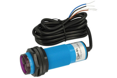 Sensor; photoelectric; G30-3A70PC; PNP; NO/NC; diffuse type; 0,7m; 10÷30V; DC; 200mA; cylindrical plastic; fi 30mm; with 2m cable; π pi-El; RoHS