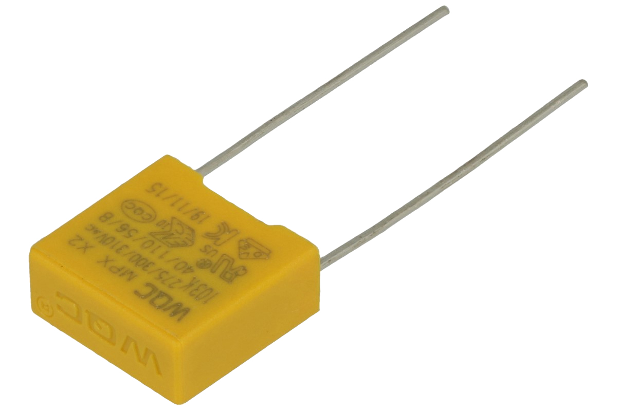 Condensatore MKP-X2 0,22uF 224K 310Vac R.15mm