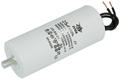 Capacitor; motor; KS 25/450; 25uF; 450V; diam. 50x95mm; with cables; screw without nut; Shenge; RoHS