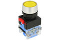 Switch; push button; LAS0-A3Y-11Z/Y; ON-OFF+OFF-ON; yellow; no backlight; screw; 2 positions; 10A; 500V AC; 22mm; 50mm; Onpow