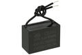 Capacitor; motor; JY-201; 6uF; 450V AC; 22x34x47mm; with cables; Shenge; RoHS
