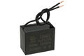Capacitor; motor; CBB61 8uF/450V; 8uF; 450V AC; 26x38x48mm; with cables; Shenge