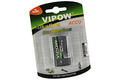 Battery; alkaline; 6LR61 6F22 9V; 9V; 16,5x25,5x48,5mm; VIPOW; 9V 6F22 6LR61