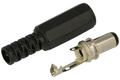 Plug; 2,5mm; DC power; 5,5mm; 9,0mm; SC-3049 op.; straight; for cable; solder; plastic; RoHS