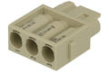 Socket; Han Modular; 09140033102; 3 ways; polycarbonate; straight; crimped; 40A; 690V; grey; 1,5÷6mm2; Harting; RoHS