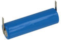 Bateria; litowa; ER14505L; 3,6V; 2400mAh; fi 14,3x50mm; do druku poziomy; 2 piny; Kinetic; ER14505L