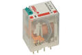 Relay; electromagnetic industrial; R4N-2014-23-1012-WT; 12V; DC; 4PDT; 6A; for socket; solder; Relpol; RoHS