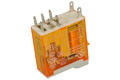 Relay; electromagnetic miniature; 46.52.8.230.0040; 230V; AC; DPDT; 8A; 250V AC; PCB trough hole; for socket; Finder; RoHS; 1,2VA