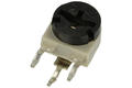 Potentiometer; mounting; vertical; single turn; RM-s2,5x5-104; 100kohm; linear; 30%; 0,1W; through-hole (THT); carbon film; RM063; RoHS