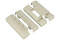 Hinge set; DC005CBU-HINGE+LOCKING; ABS; light gray; Gainta; RoHS