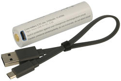 Akumulator; Li-Ion; EVL18650M-3200BULK; 3,7V; 3200mAh; fi 18,4x70,2mm; 2 piny; everActive; 18650; z zabezpieczeniem PCM; z gniazdem microUSB