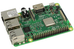 Moduł; Mikrokomputer; Raspberry Pi3 B; 1GB; BCM2836; ARM Cortex-A53; GPIO; HDMI; I2C; LCD; microUSB; SPI; UART; USB; Linux; Bluetooth Low Energy (BLE); 802.11 b/g/n W-LAN; Złącza na kartę MicroSD