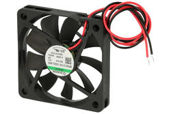 Fan; MF60101V3-1000U-A99; 60x60x10mm; magnetic Vapo; 12V; DC; 0,56W; 20,73m3/h; 20,5dB; 46mA; 3000RPM; 2 wires; Sunon; RoHS; 6÷13,8V; 300mm