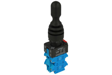 Switch; joystick; LAS0-K-40C43; 2x(ON)-OFF-2x(ON); 5 positions; momentary; panel mounting; screw; 10A; 500V AC; 4 ways; 22mm; 73mm; IP67; Onpow; RoHS