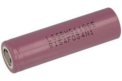 Rechargeable battery; Li-Ion; 18650 LG MG1; 3,6V; 2850mAh; 18,6x65,2mm; LG; without PCM protection