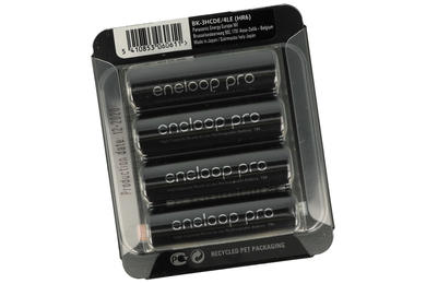 Akumulator; Ni-Mh; Eneloop BK-3HCDE/4LE; 1,2V; 2500mAh; fi 14,5x50,5mm; 2 piny; Panasonic; R6 AA