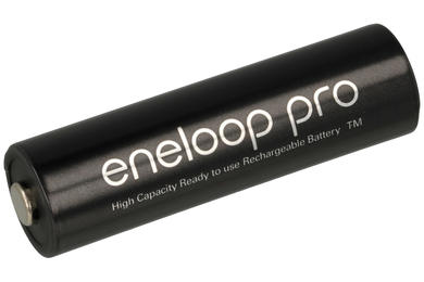 Rechargeable battery; Ni-Mh; Eneloop BK-3HCDE/4BE; 1,2V; 2500mAh; fi 14,5x50,5mm; 2 pins; Panasonic; R6 AA