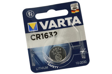 Bateria; litowa; CR1632; 3V; 140mAh; blister; VARTA; 2016