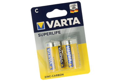 Battery; zinc-carbon; LR14 C Superlife; 1,5V; blister; fi 25,8x50mm; VARTA; R14 C