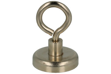 Magnet; cylindrical with the ear; MzU32; 32mm; 8,5mm; 33mm; Neodymium; lifting 25kg