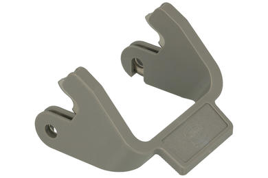 Locking levers; Han A; 09000005221; 10B; metal; for cable; grey; IP65; Harting; RoHS