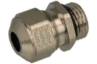 Cable gland; A1060-07-05; nickel-plated brass; IP68; natural; PG7; 3,5÷5mm; 12,5mm; with PG type thread; Agro; RoHS