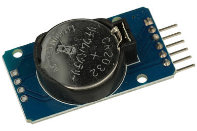 Extension module; real time clock; RTC; 5V; pin strips; I2C; with DS3231 circuit; memory retention with CR2032 battery