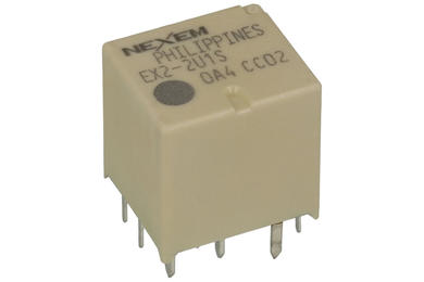 Relay; electromagnetic automotive; EX2-2U1(S); 12V; DC; DPDT; 30A; 16V DC; PCB trough hole; 900mW; Nec; RoHS