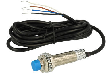 Sensor; inductive; LM12-33008PC-L; PNP; NO/NC; 8mm; 10÷30V; DC; 200mA; cylindrical metal; fi 12mm; 57mm; not flush type; with 2m cable; π pi-El; RoHS