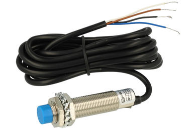 Sensor; inductive; LM12-33008NC-L; NPN; NO/NC; 8mm; 10÷30V; DC; 200mA; cylindrical metal; fi 12mm; 57mm; not flush type; with 2m cable; π pi-El; RoHS