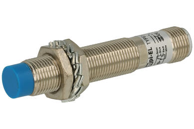 Czujnik; indukcyjny; LM12-3004PCT; PNP; NO/NC; 4mm; 6÷36V; DC; 200mA; cylindryczny metalowy; fi 12mm; 65mm; wysunięty; ze złączem M12-4p; π pi-El; RoHS