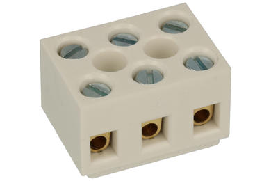 Connector; screw; SI-323; 3 ways; straight; screw; 4,0mm2; 32A; 500V