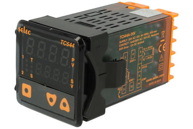 Temperature controller; TC544A-24V; 24V; AC/DC; relay; Selec