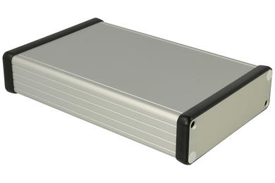 Obudowa; uniwersalna; HM1455L1601; aluminium; 160mm; 103mm; 30,5mm; IP54; naturalny; zdejmowany panel; zaślepki aluminiowe; Hammond; RoHS