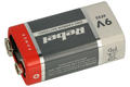 Bateria; węglowo-cynkowa; 6F22. 9V; 9V; blister; 16,5x25,5x48,5mm; Rebel; RoHS; 9V 6F22 6LR61