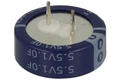 Kondensator; elektrolityczny; podtrzymania napięcia; 1F; 5,5V; 20%; fi 20,5x7,5mm; 6mm; poziomy; przewlekany (THT); -25...+70°C; 1000h; Kamcap; RoHS