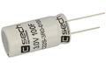 Kondensator; elektrolityczny; 100F; 3V; 20%; fi 22x45mm; 10mm; przewlekany (THT); -40...+65°C; 1000h; Sech; RoHS