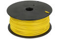 Wire; equipment; LiYv; 1 core; stranded; Cu; 0,25mm2; yellow; PVC; -30...+80°C; 900V; 100m spool; Helukabel; RoHS; 1,3mm; 1x0,25mm2