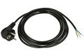 Kabel; zasilający; AS3489 2,5; wtyk sieciowy CEE 7/7 kątowy; przewody; 2,5m; czarny; 3 żyły; 0,75mm2; okrągły