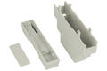 Enclosure; DIN rail mounting; Z105J; ABS; 17mm; 90mm; 65mm; light gray; 1 modules; Kradex; RoHS; black hitch 1 pc