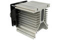 Radiator; Y-110-161; do SSR 3-fazowych; z wentylatorem 230V AC; 0,27K/W; naturalny; 110mm; 125mm; 135mm; Firma Piekarz