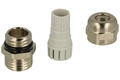 Cable gland; 19000005027; nickel-plated brass; IP68; natural; M12; 2÷5mm; for round cable; with metric thread; Harting; RoHS