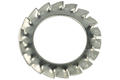 PAd; M18X29; M18; 2,8mm; galvanised steel; 6mm; externally serrated