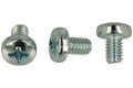 Screw; WWKM46; M4; 6mm; 9mm; cylindrical; philips (+); galvanised steel; BN384; RoHS