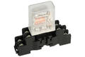 Relay socket; GZ2; DIN rail type; panel mounted; black; without clamp; Relpol; RoHS; Compatible with relays: R2M